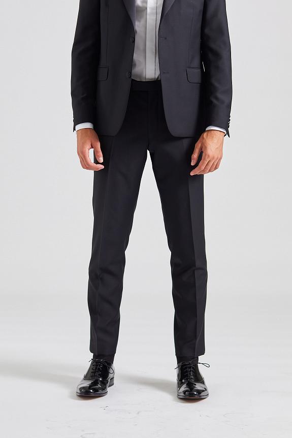 Oscar Jacobson Denz Tuxedo Trouser Black 